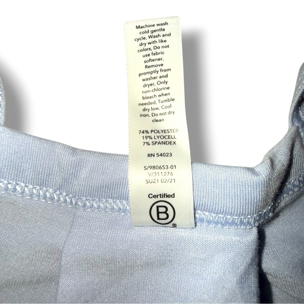 ATHLETA Yin Tank - Merry Peri (Light Blue) XL - Picture 6 of 8